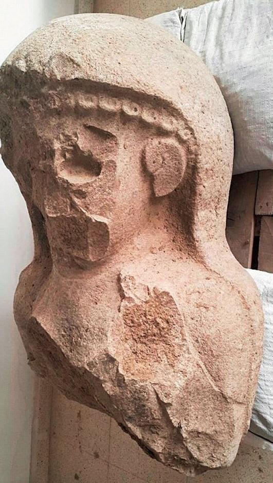 Female Statue Uncovered at Tayinat in Summer of 2017