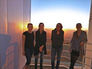 Study authors at the Magellan telescopes at Las Campanas Observatory in Chile.