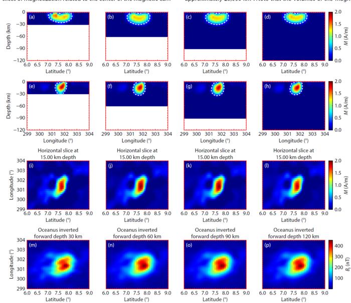 Reconstructed 3D distribution of magnetization under Reiner Gamma