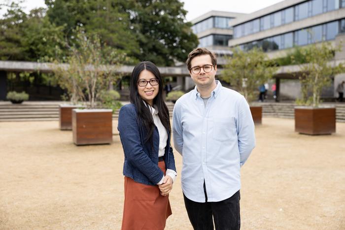 ERC Starting Grant Awardees Dr Junli Xu and Dr David MacManus at University College Dublin