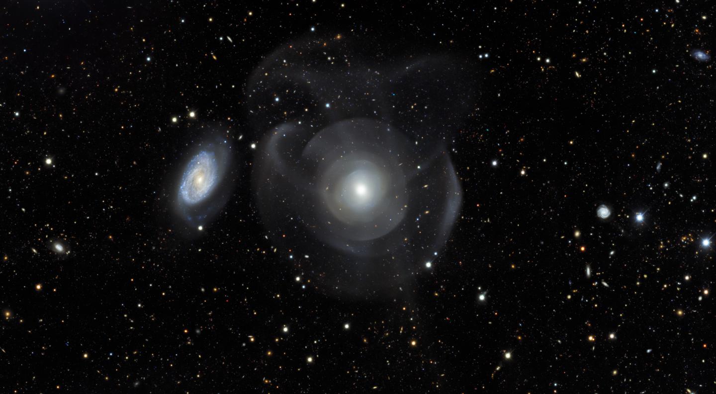 Elliptical galaxy NGC 474 -- excerpt from the Dark Energy Survey