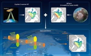 Assimilating the latest CryoSat-2 summer sea ice thickness observations