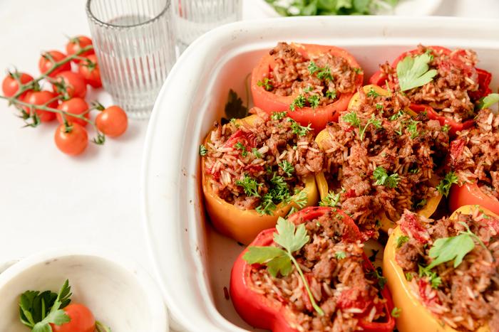 Mediterranean Stuffed Peppers