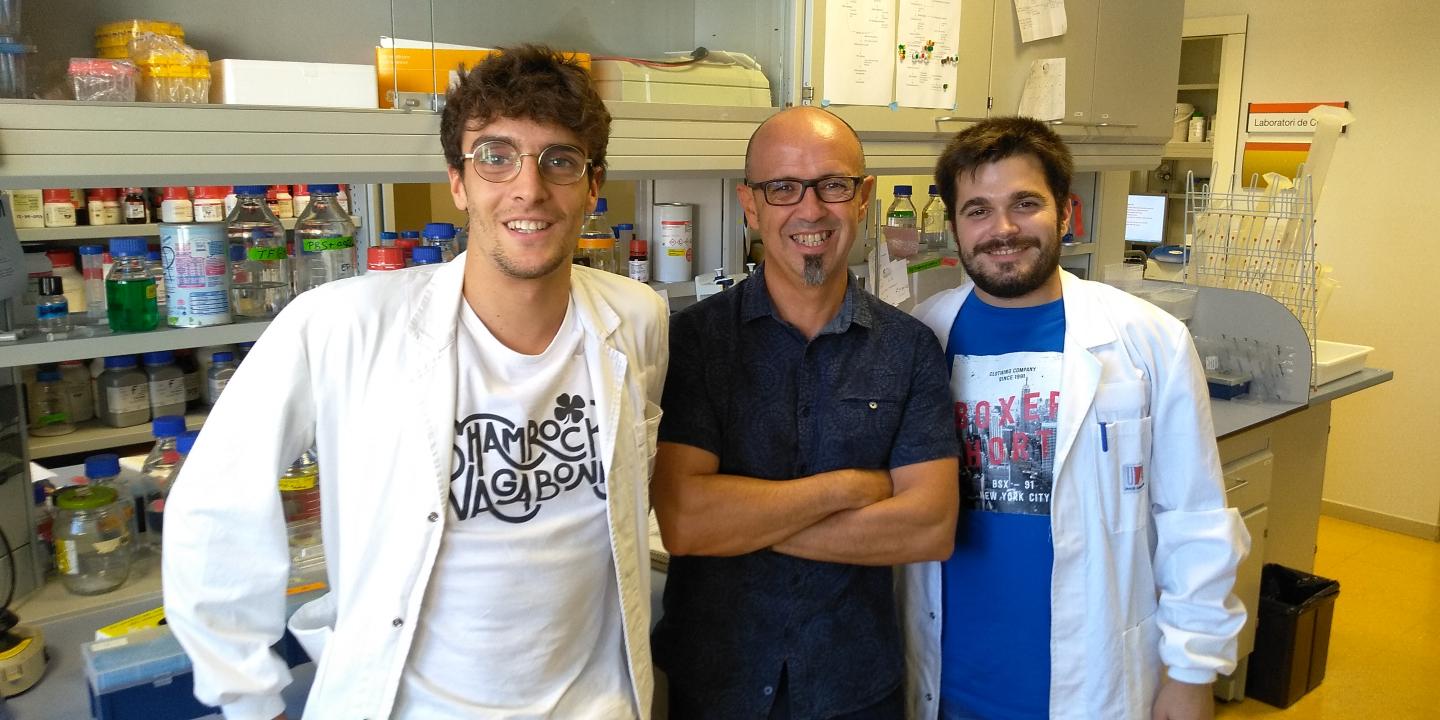 Jordi Pujols, Salvador Ventura and Samuel Peña at the UAB