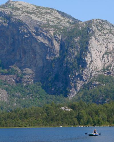 Sandvotni Lake in Southwestern Norway