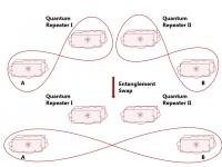 Illustration of Entanglement in Information Distribution Networks