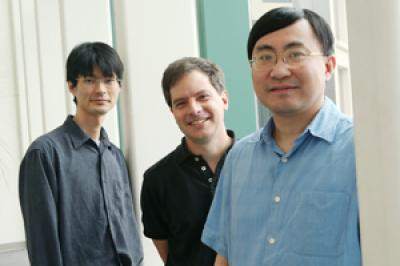 Dr. Masayuki Matsui, Dr. David Corey and Dr. Jiaxin Hu, UT Southwestern Medical Center