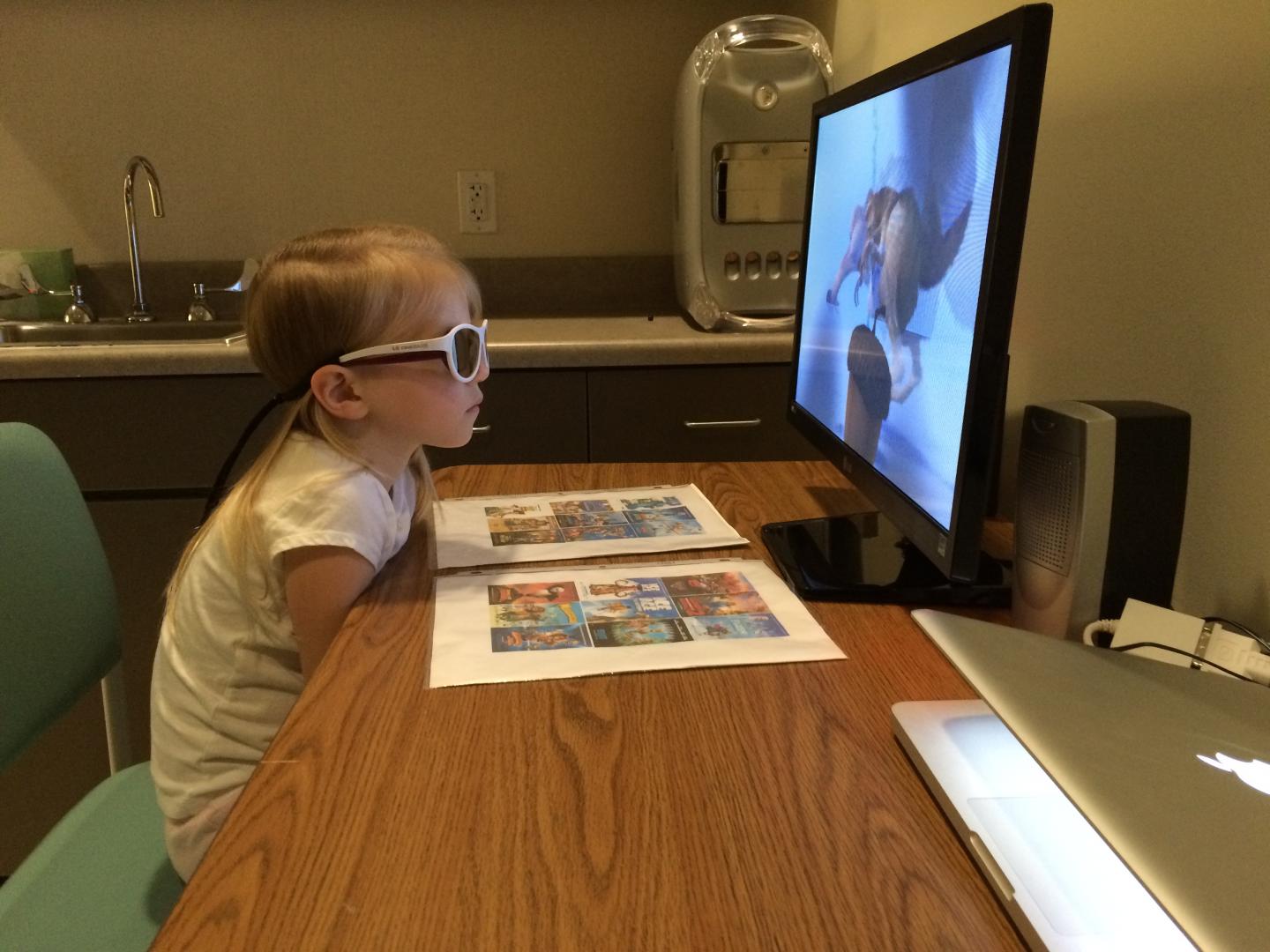 Watching Movies Helped Improve Vision in Children with Amblyopia