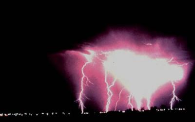 Lightning and a Violent Thunderstom