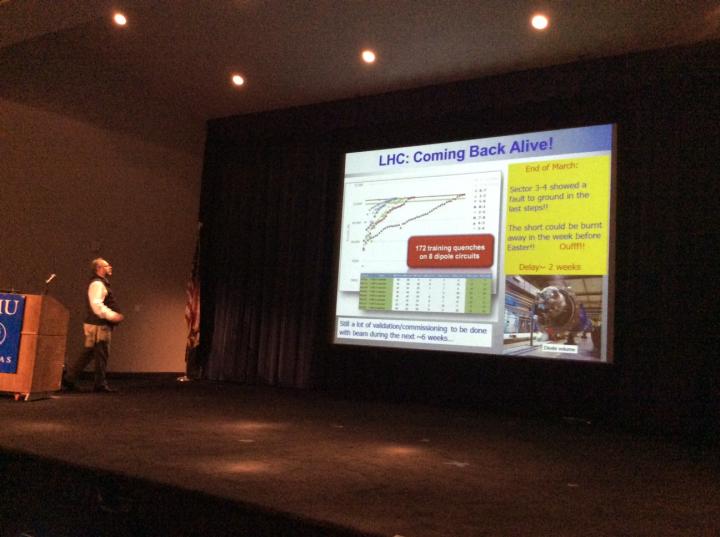 CERN Physicist Albert Deroeck Updates World's Physicists