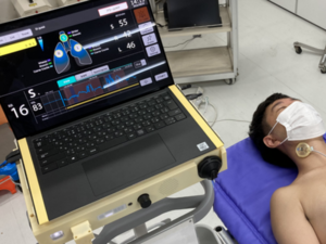 Continuous respiratory sound monitoring device demonstration