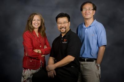 Karen Roberto, Thurmon Lockhart and Dong Ha, Virginia Tech 