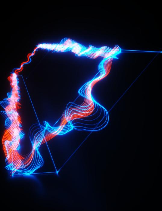 Quantum interference of the topical motion of electrons