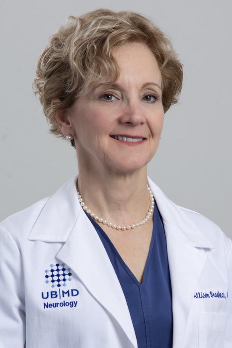 Allison Brashear, MD, vice president for health sciences and Jacobs School dean