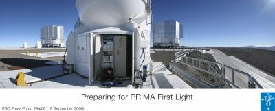 Preparing for PRIMA First Light