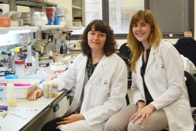 Sofia Araújo and Elisenda Butí, Institute for Research in Biomedicine