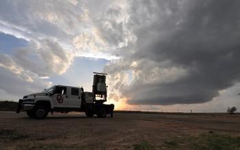 A tornado in Texas in May, 2015.
