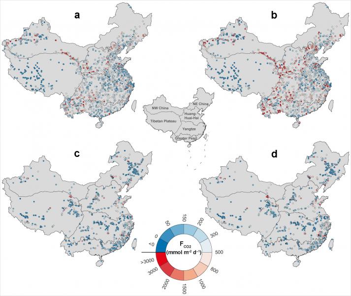 Spatial Variations in CO2 Emissions