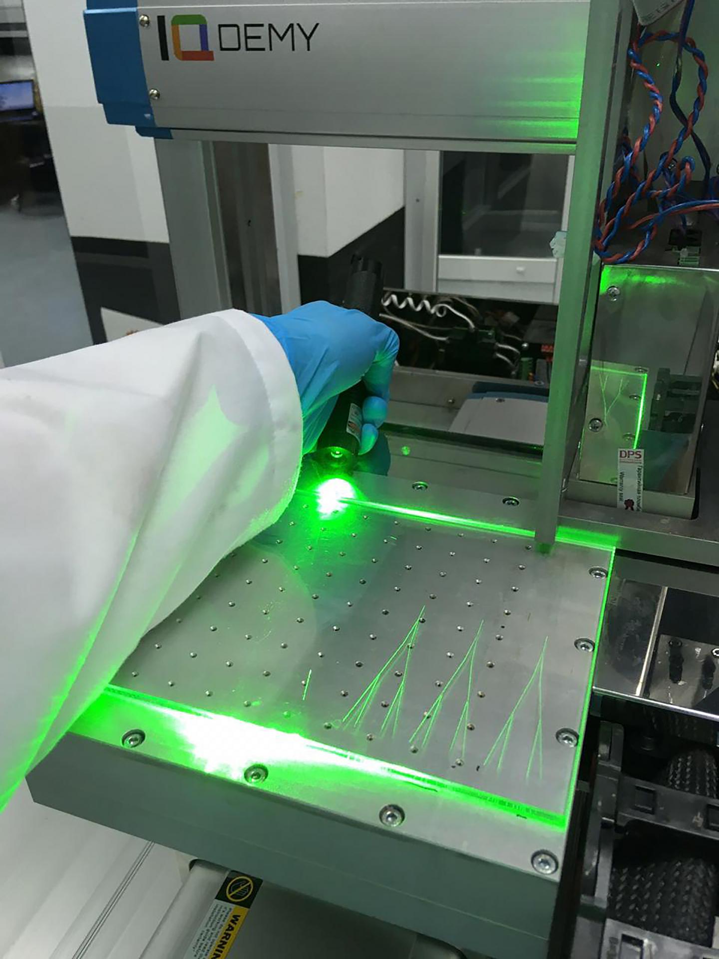 Samples of the New Waveguides Made with Inkjet Printing