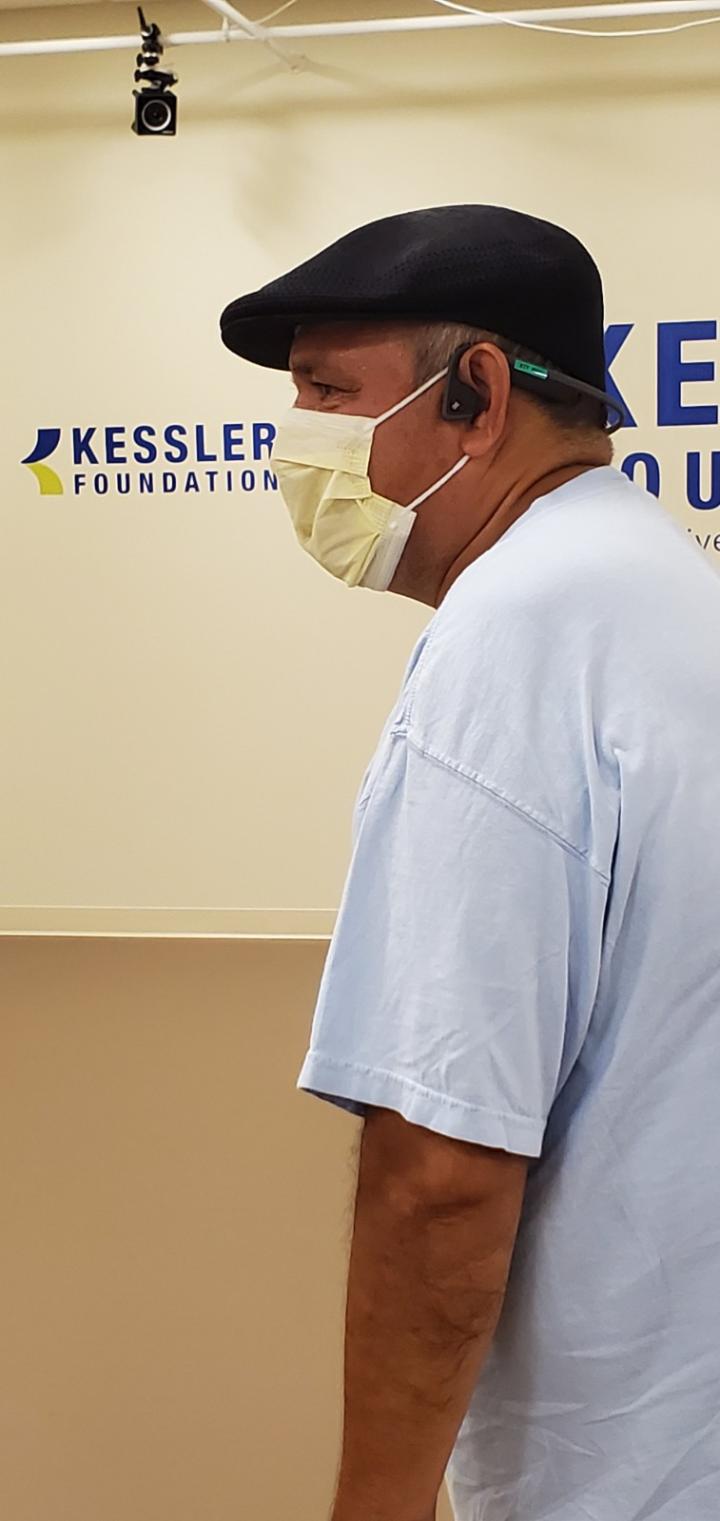 Stride Plus delivers rhythmic auditory stimulation via a mobile application