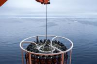 Open water in the Arctic Ocean