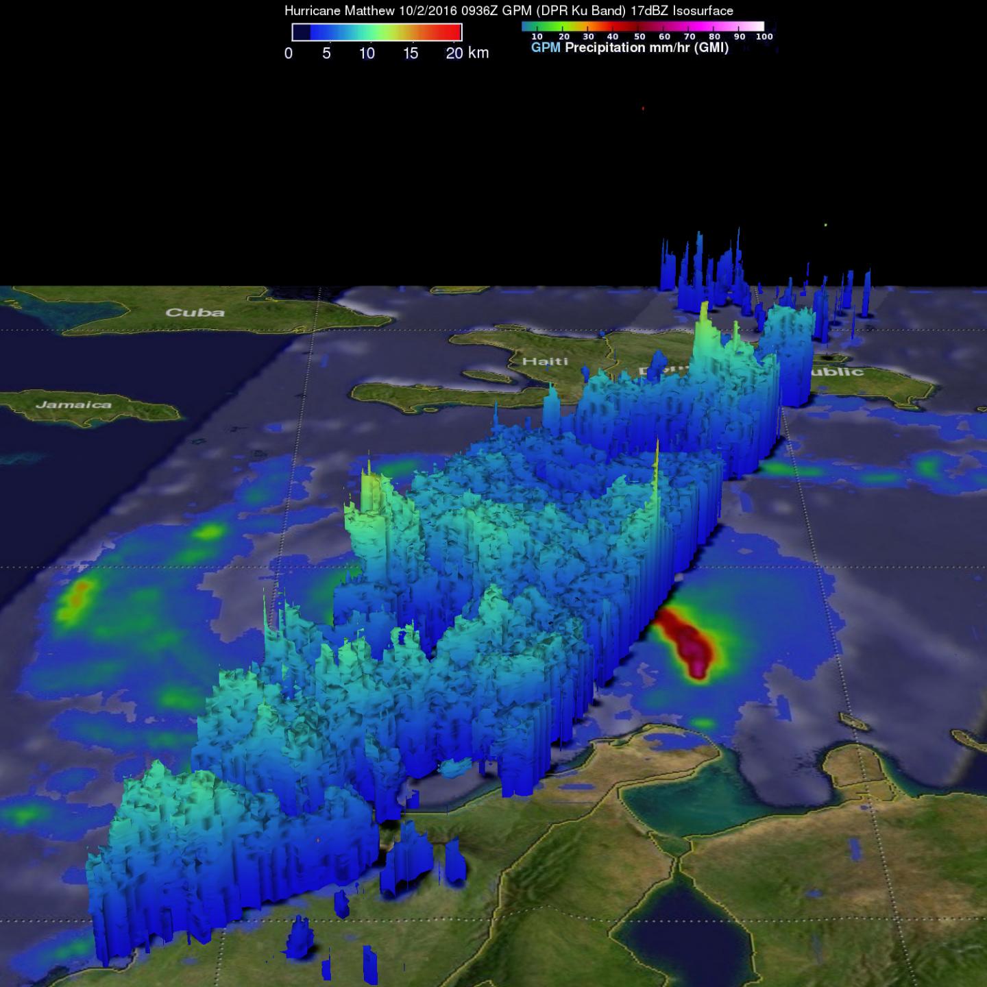 GPM Image of Matthew