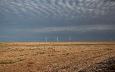 A Wind-Farm in Lubbock County, Texas