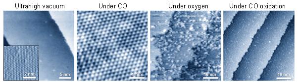 Figure 1 Evolution of Surface Structures of PtNi