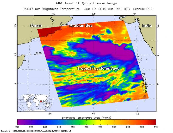 AIRS Image of Vayu