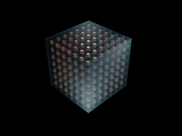 Concept 3-D Printed Metamaterial Block