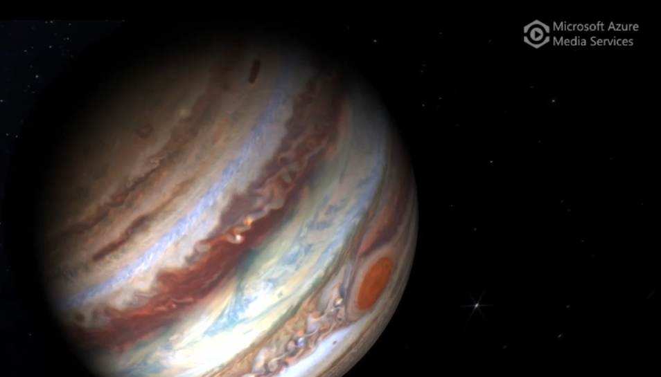 "Jupiter" through a massive star