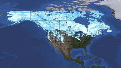 Snow Cover Map for March 5, 2012