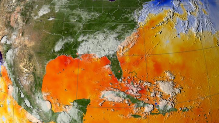 Map of Ocean Surface Temperatures