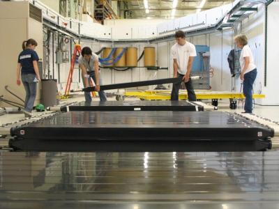 Moving MoNA During 2007 NSCL Reconfiguration