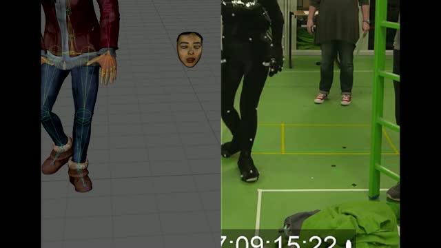 CAMERA Recorded the Motion Capture Data for the VR Experience