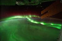 Auroral Beads Seen from the ISS