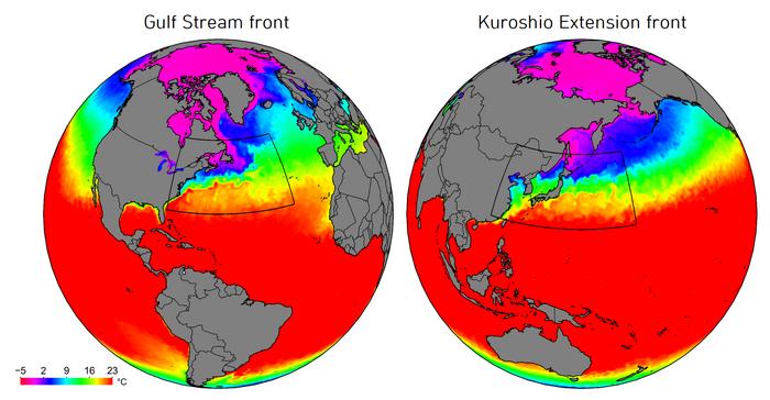 Atlantic & Pacific ocean fronts