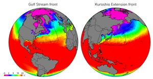 Atlantic & Pacific ocean fronts
