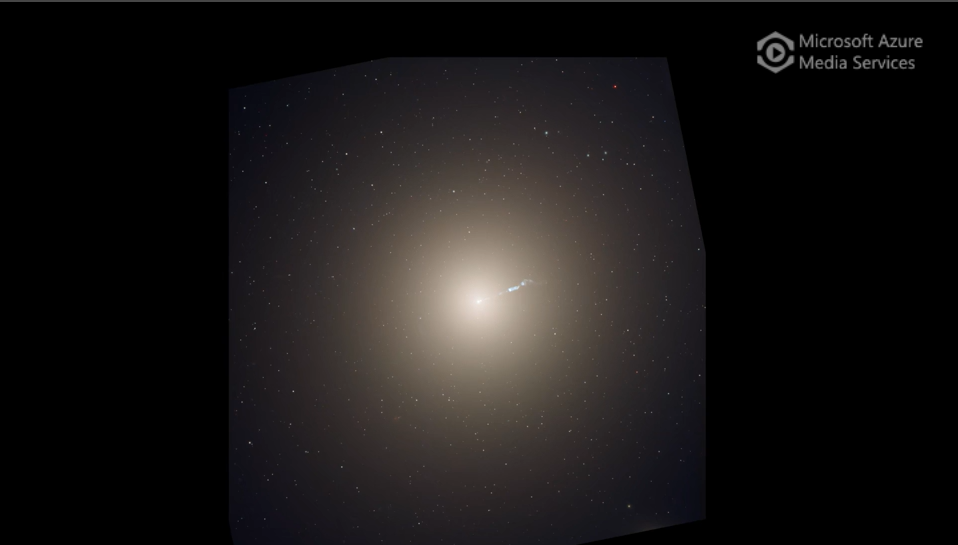 Giant Galaxy Seen in 3D by NASA's Hubble Space Telescope and Keck  Observatory