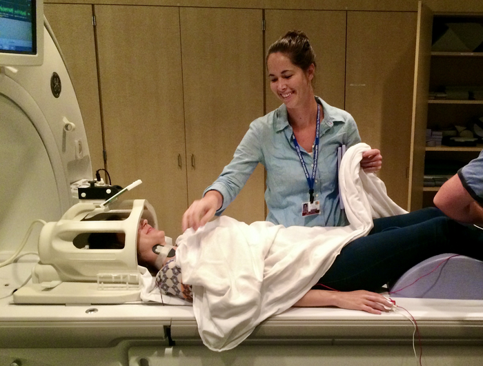 Ruth Klaming and Vagus Nerve Study Participant