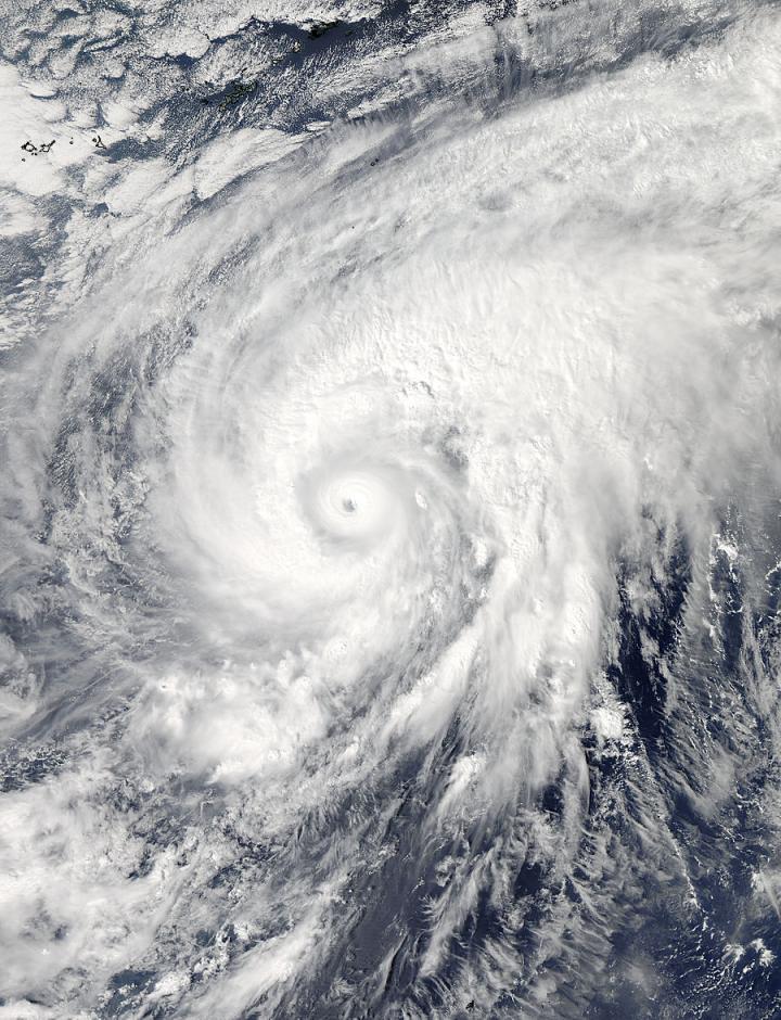 Aqua Image of Cyclone Nuri