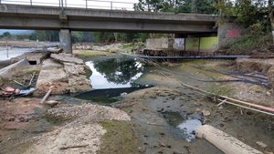 Damage from wastewater in Sinzig, Ahr Valley, after flood in 2021