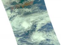 Visible NASA image of Tropical Storm Nida