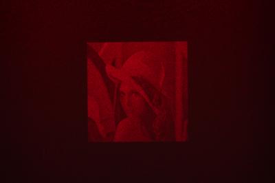 Holographic Image Zoomed In