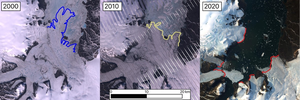 Retreat of Northern Hemisphere Marine-Terminating Glaciers, 2000–2020