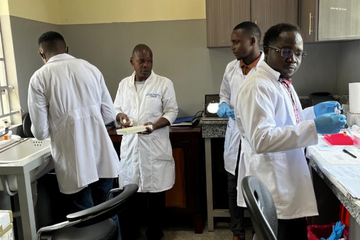 Researchers in Uganda