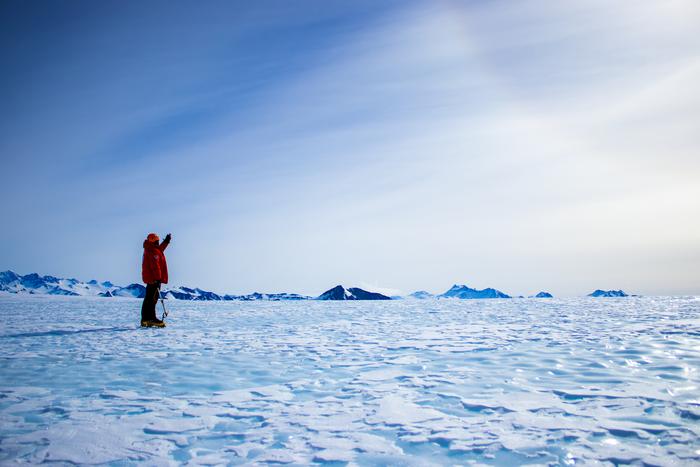 Blue ice area - Ellsworth Mountains, Antarctica