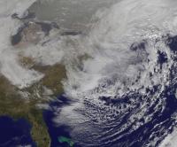 NOAA's GOES-East Sees the New England Nor'easter Jan 27, 2015