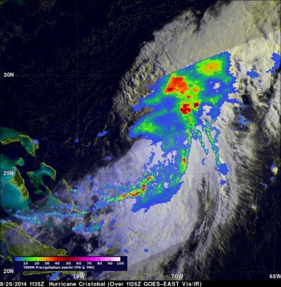 TRMM Image of Cristobal