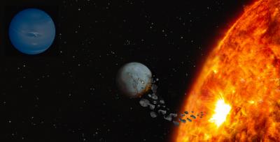 Star Ingesting Rocky Planet